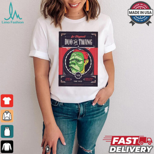 Duo de twang covington 13 zombie yeti shirt