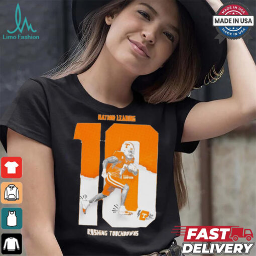 Dylan Sampson Tennessee Football 10 Rushing Touchdowns Nation Leading Shirt