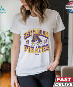 East Carolina Pirates Field Arched Wordmark T Shirt