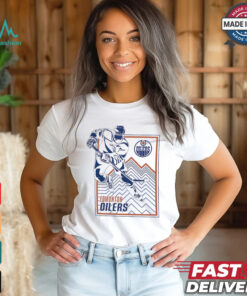 Edmonton Oilers Starter White Player Grid T Shirt