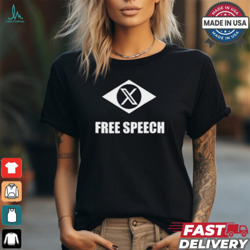 Eduardo Bolsonaro Wearing X Free Speech t shirt