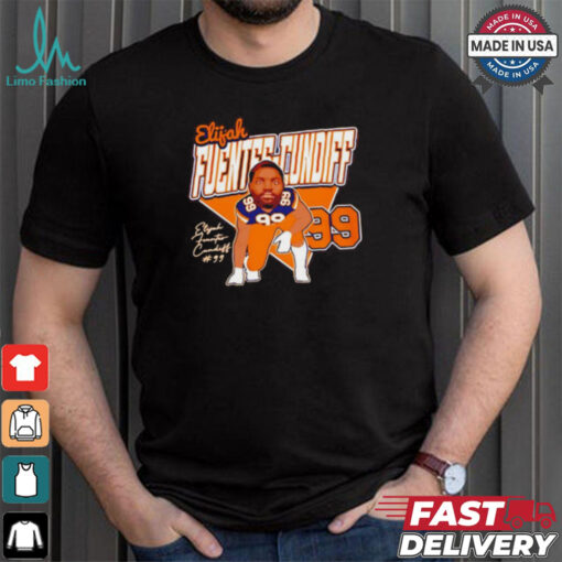 Elijah Fuentes Cundiff 2024 99 Football Player  shirt