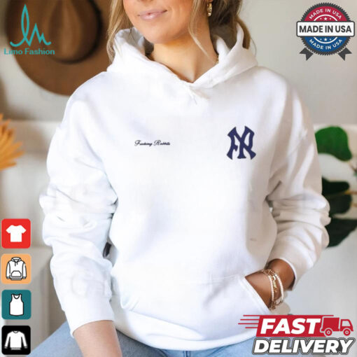 Embroidery Fr Logo Fxxking Rabbit T shirt