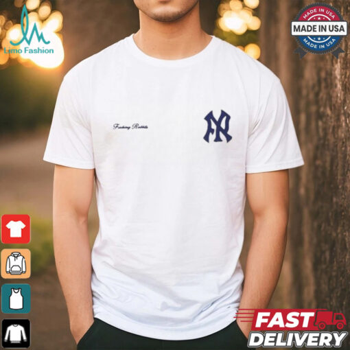 Embroidery Fr Logo Fxxking Rabbit T shirt
