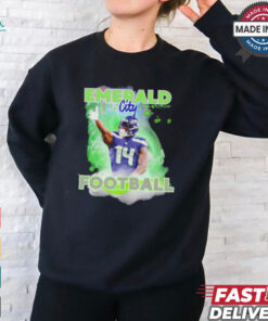 Emerald city football DK Metcalf Seattle Seahawks shirt