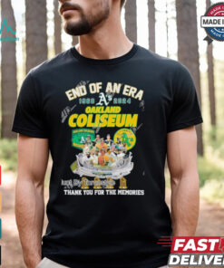 End Of An Era 1968 2024 Oakland Coliseum Thank You For The Memories T Shirt