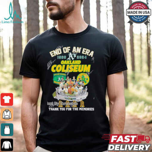 End Of An Era 1968 2024 Oakland Coliseum Thank You For The Memories T Shirt