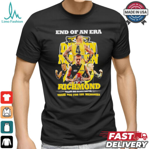 End of an era Dustin Martin Richmond yellow and black forever signature shirt