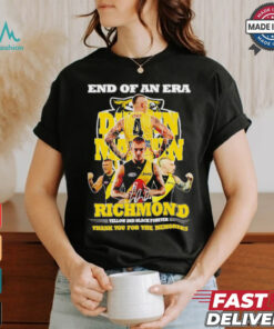 End of an era Dustin Martin Richmond yellow and black forever signature shirt