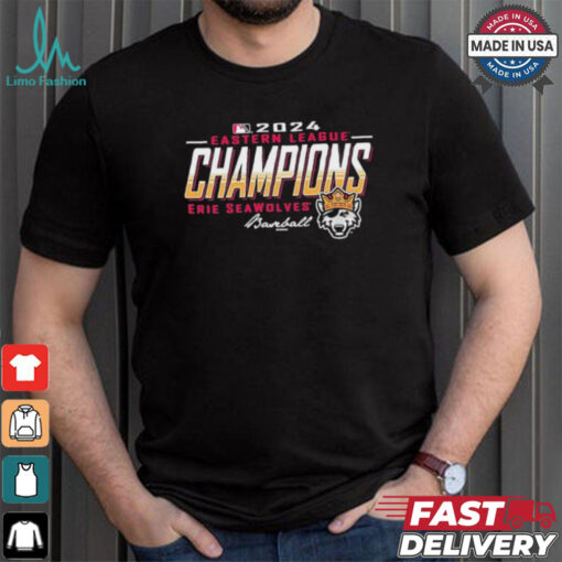 Erie SeaWolves BR 2024 Eastern League Champs Script Performance Shirt
