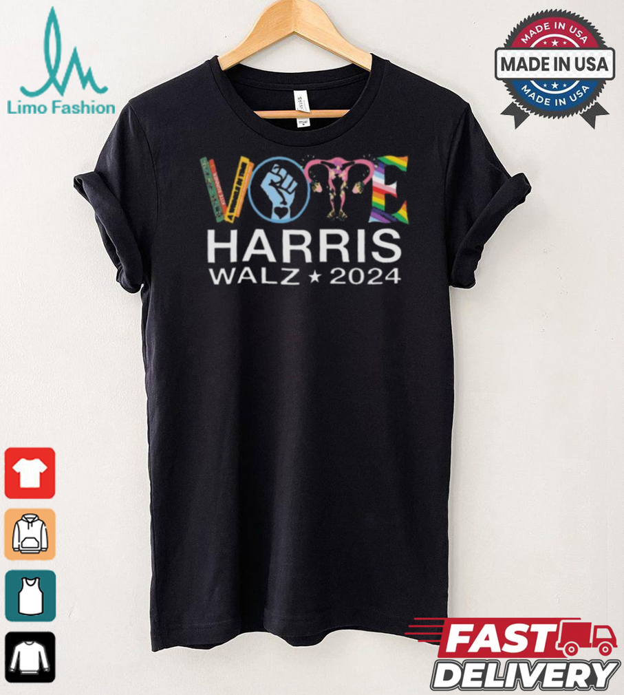 Feminism abortion right lgbt vote harris walz 2024 shirt Feminism abortion right lgbt vote harris walz 2024 shirt