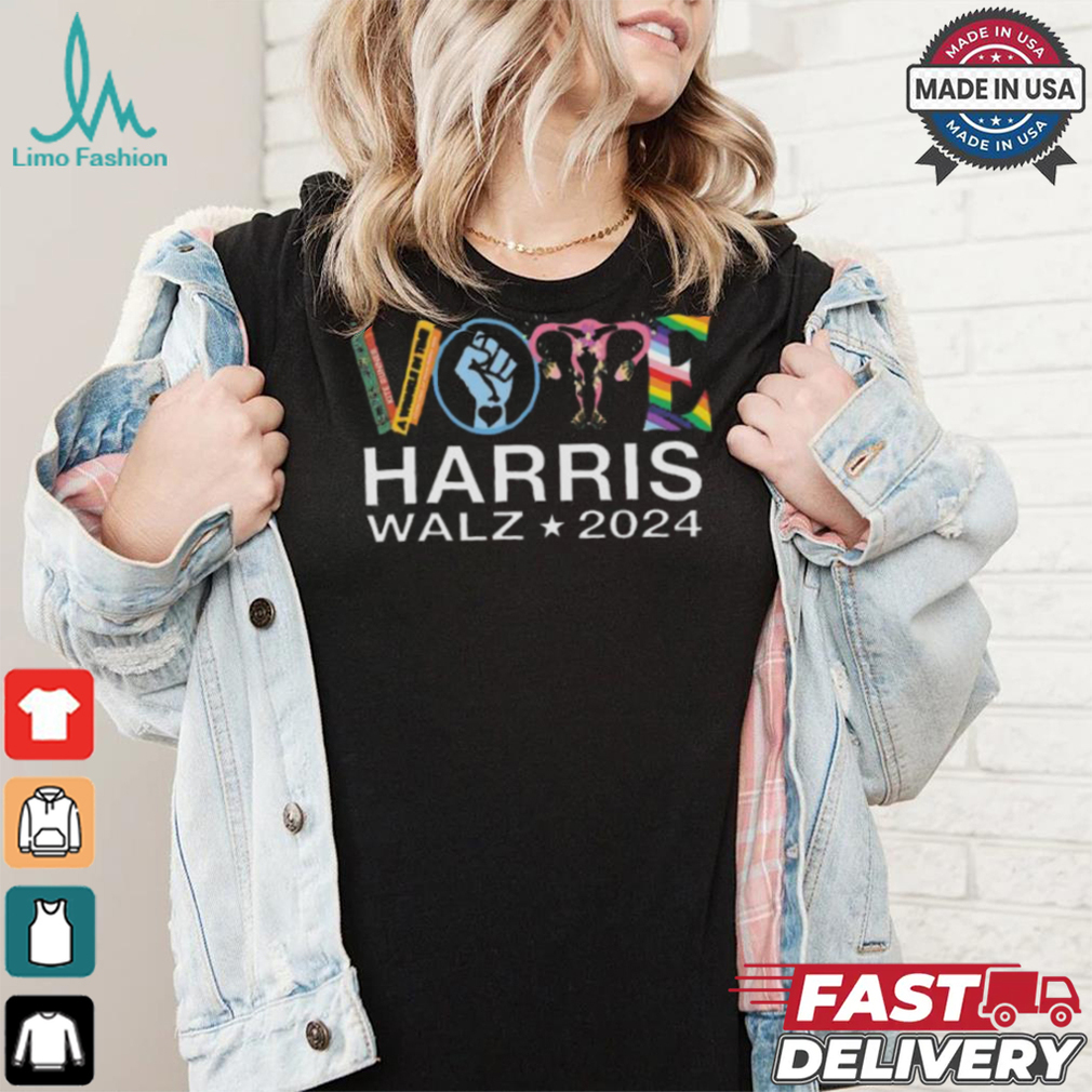 Feminism abortion right lgbt vote harris walz 2024 shirt Feminism abortion right lgbt vote harris walz 2024 shirt
