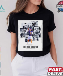 First Rookie QB Captain in Chicago Bears history shirt