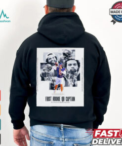 First Rookie QB Captain in Chicago Bears history shirt