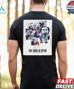 First Rookie QB Captain in Chicago Bears history shirt