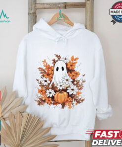 Floral Ghost Halloween Vintage Shirt