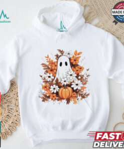 Floral Ghost Halloween Vintage Shirt