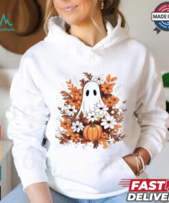 Floral Ghost Halloween Vintage Shirt