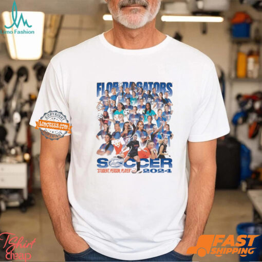 Florida Gators Soccer Team Student Person Player 2024 Graphic t shirt