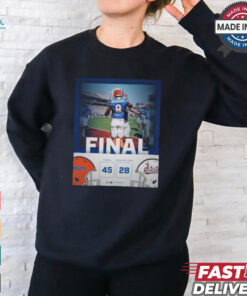 Florida Gators Win 45 28 Mississippi State Football 2024 Game Day Final Score Shirt