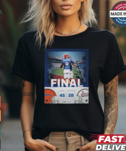 Florida Gators Win 45 28 Mississippi State Football 2024 Game Day Final Score Shirt