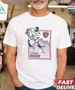 Florida Panthers Starter White Player Grid T Shirt