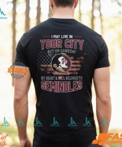 Florida State Seminoles May Live In This City But I Love My Team Personalized T Shirt