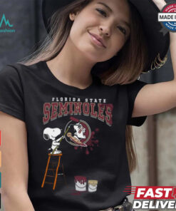 Florida State Seminoles Snoopy Painting Shirt