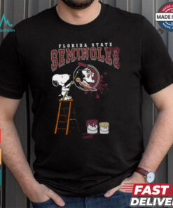 Florida State Seminoles Snoopy Painting Shirt