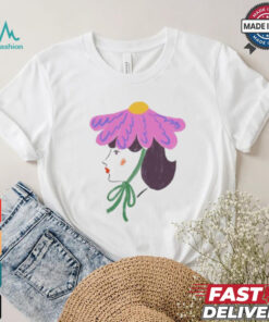 Flower human sketch art shirt