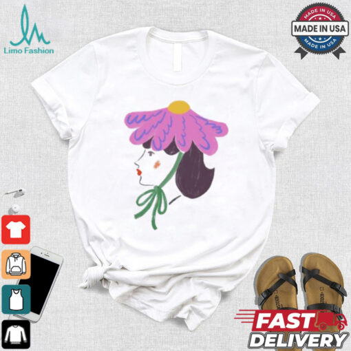 Flower human sketch art shirt