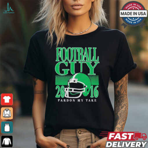 Football Guy Helmet Shirt