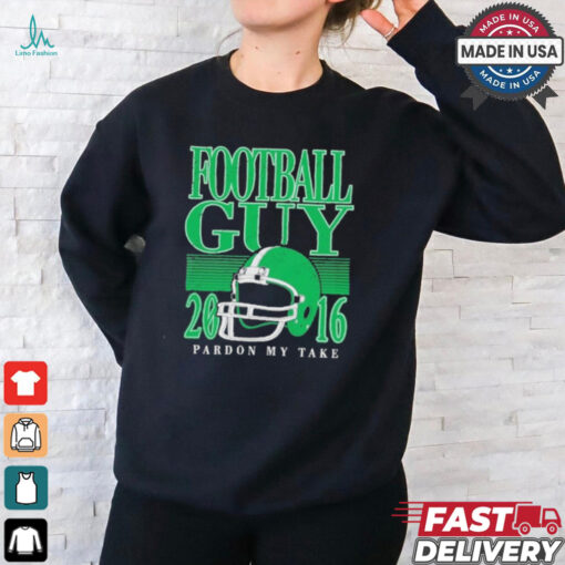 Football Guy Helmet Shirt