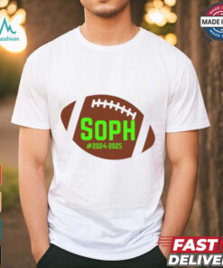 Football Sophomore School Year 2024 2025 In Green T shirt