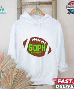Football Sophomore School Year 2024 2025 In Green T shirt