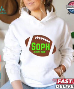 Football Sophomore School Year 2024 2025 In Green T shirt
