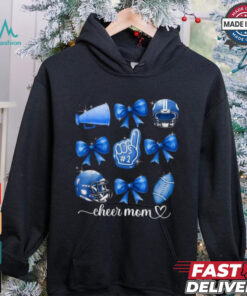 Football and cheer mom Football coquette bow game day shirt