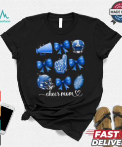 Football and cheer mom Football coquette bow game day shirt
