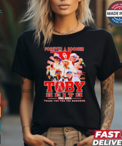 Forever A Sooner Toby Keith 1961 2024 Thank You For The Memories T Shirt