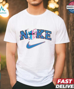 Free Cute Stitch Love Nike Logo shir