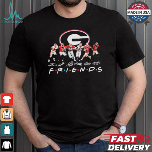 Friends Georgia Bulldogs Teams Players Signatures Shirt