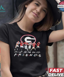 Friends Georgia Bulldogs Teams Players Signatures Shirt