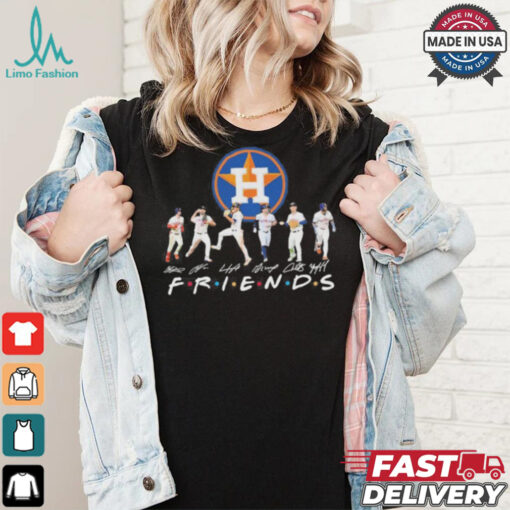 Friends Houston Astros Players Signatures Shirt