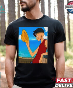 Funny Ahh Haircut Luffy t shirt