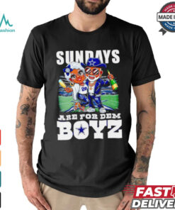 Funny Sundays are for Dem Boyz Dallas Cowboys caricature shirt