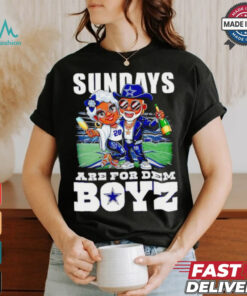 Funny Sundays are for Dem Boyz Dallas Cowboys caricature shirt