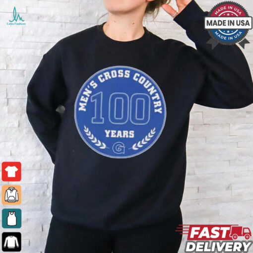 Georgetown University Men’s Cross Country 100 Years Anniversary T Shirt