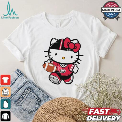 Georgia Bulldogs Cute Hello Kitty Football shirt