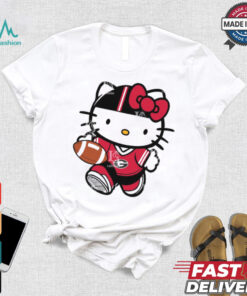 Georgia Bulldogs Cute Hello Kitty Football shirt