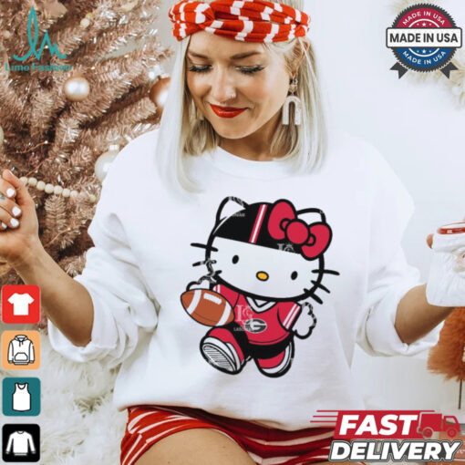 Georgia Bulldogs Cute Hello Kitty Football shirt